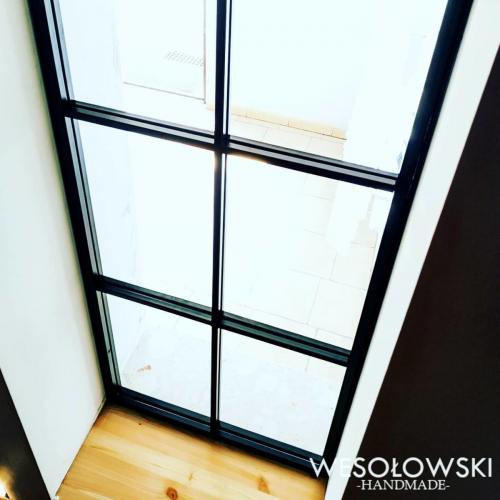 Przeszklenia okna LOFT z szybą Kawice, Legnica | Wes-Stol